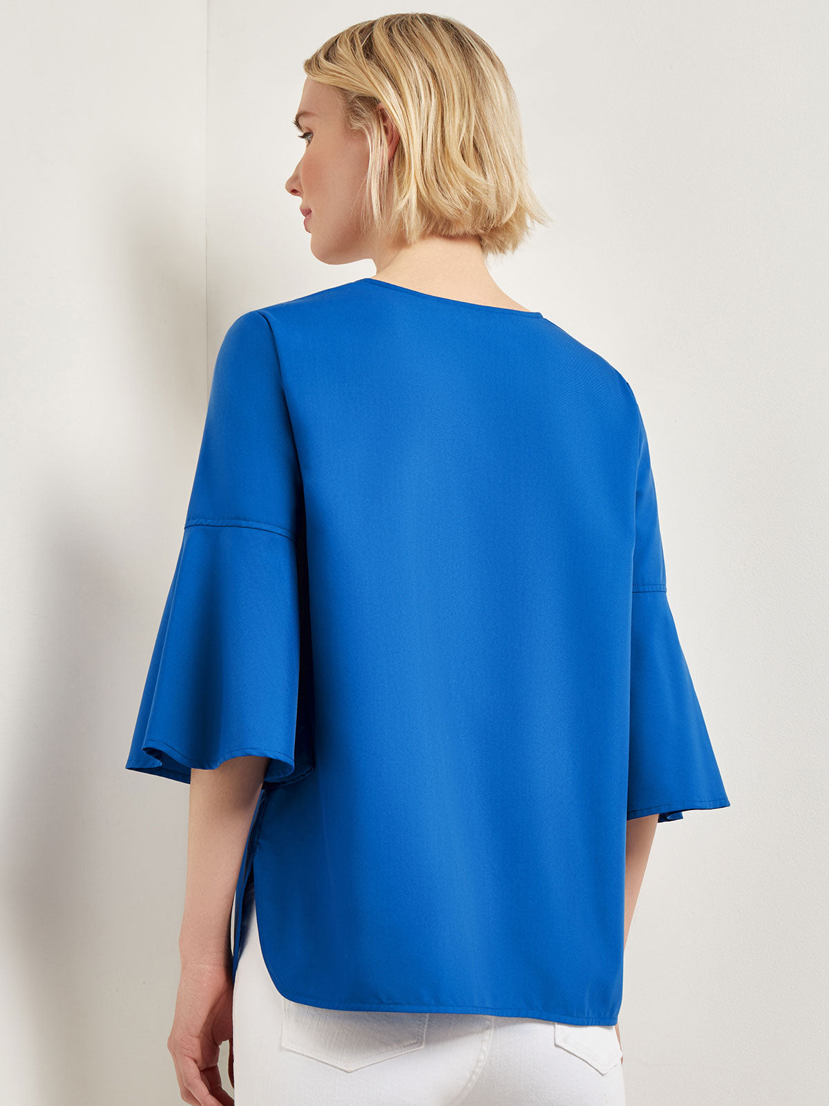 Bell Sleeve Woven Blouse