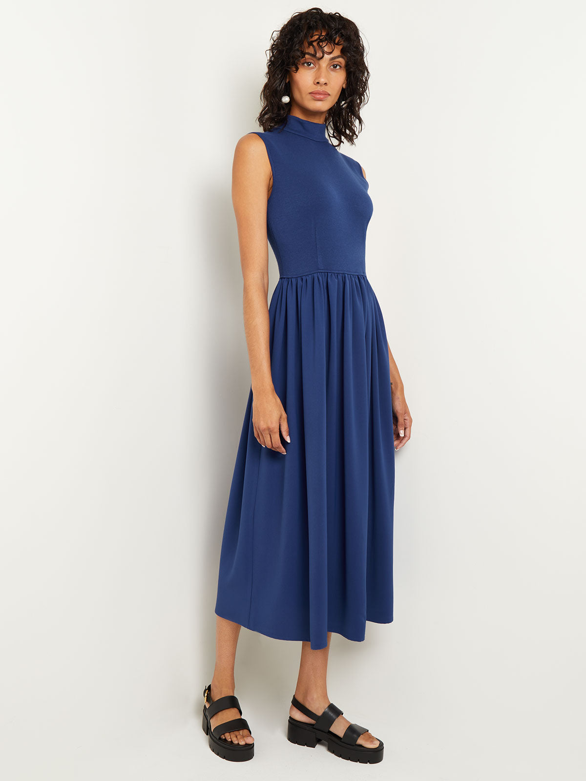 Review Fit 'n Flare Belted Dress