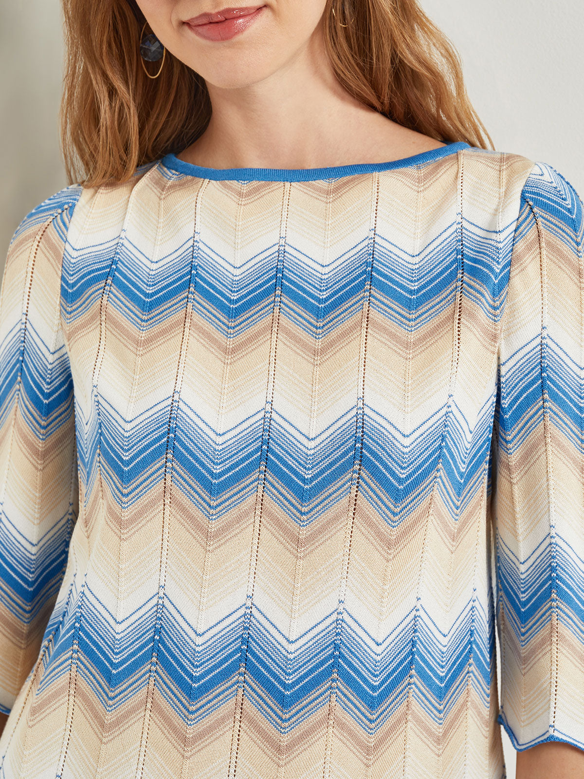 Knit shops Chevron Fall Tunic