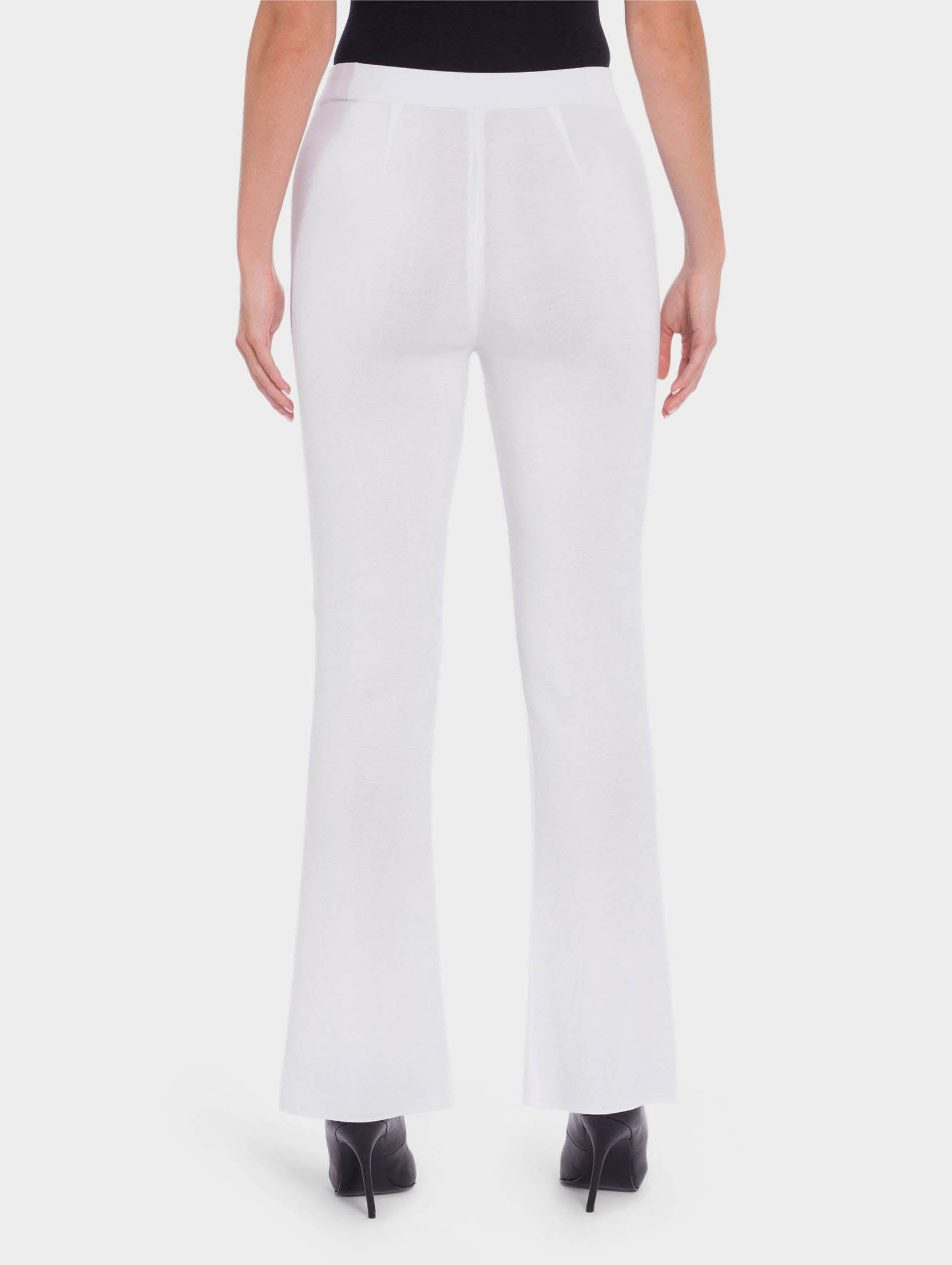 Cello Women's Juniors Stretchy Mid Rise Skinny Fit Bootcut Pants (L, White)  - Walmart.com