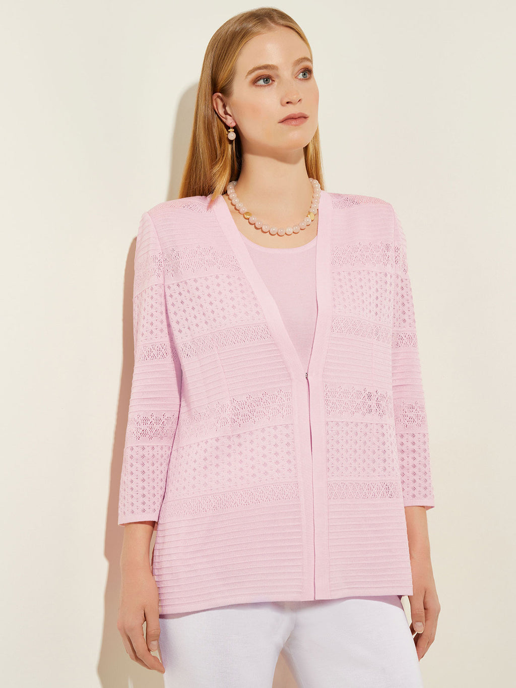 正規販売店】 shaggy muguet knit PINK ensemble ニット/セーター